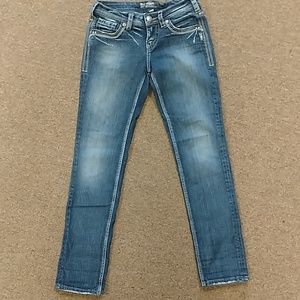 Women's Silver Aiko Skinny Jeans 26x31